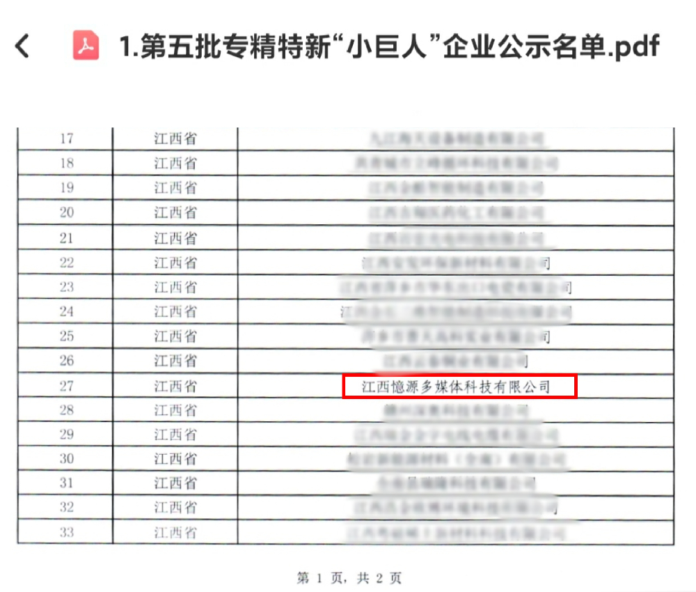 憶源科技榮獲國(guó)家專精特新 “小巨人”企業(yè)稱號(hào)